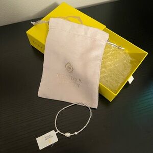 Kendra Scott Silver Beaded Bracelet